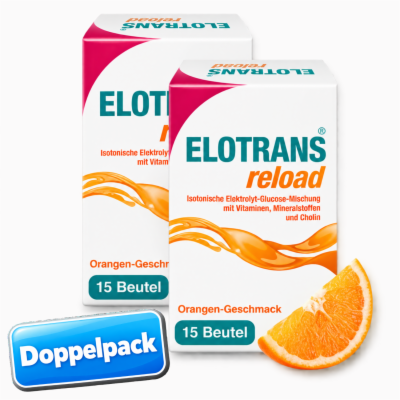 STADA Consumer Health Deutschland GmbH ELOTRANS reload Elektrolyt-Pulver Orange Eintracht 30X7.57 g 19401316