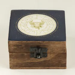 Small Enamelled Box -  Taurus
