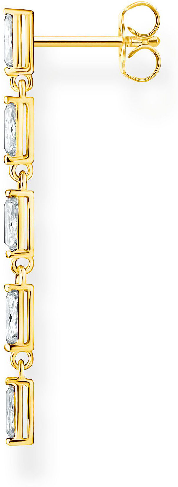 Thomas Sabo örhänge white stones gold H2184-414-14