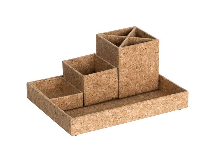 BIGSO BOX Organizer Office braun Kork B 23.5 T 17 cm