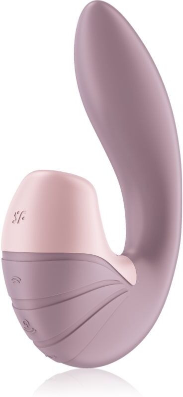Satisfyer SUPERNOVA DOUBLE AIR PULSE Vibrator mit Klitoris-Stimulator Old rose 14,5 cm