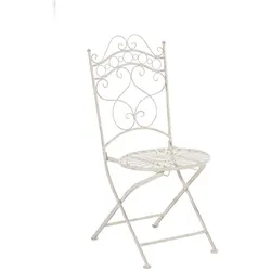 CLP Eisen Gartenstuhl Indra antik-creme