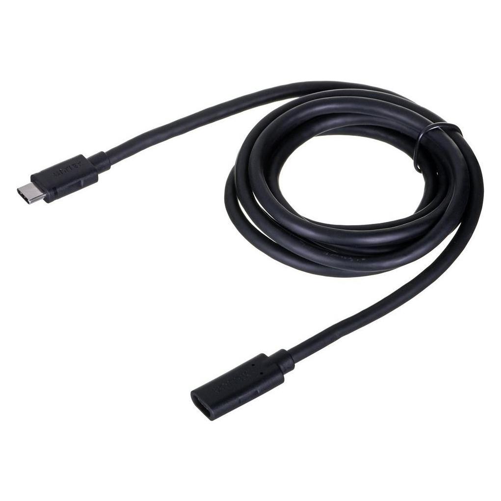 Unitek USB USB-C - USB-C cable, 1 m black (C14086BK-1M) (1 m, USB 3.2 Gen 2, 100 W) (C14086BK-1M)