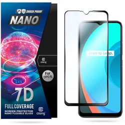 Crong 7D Nano flexibel Glas - 9H Hybridglas für celoobrazovkový Display OPPO realme C11