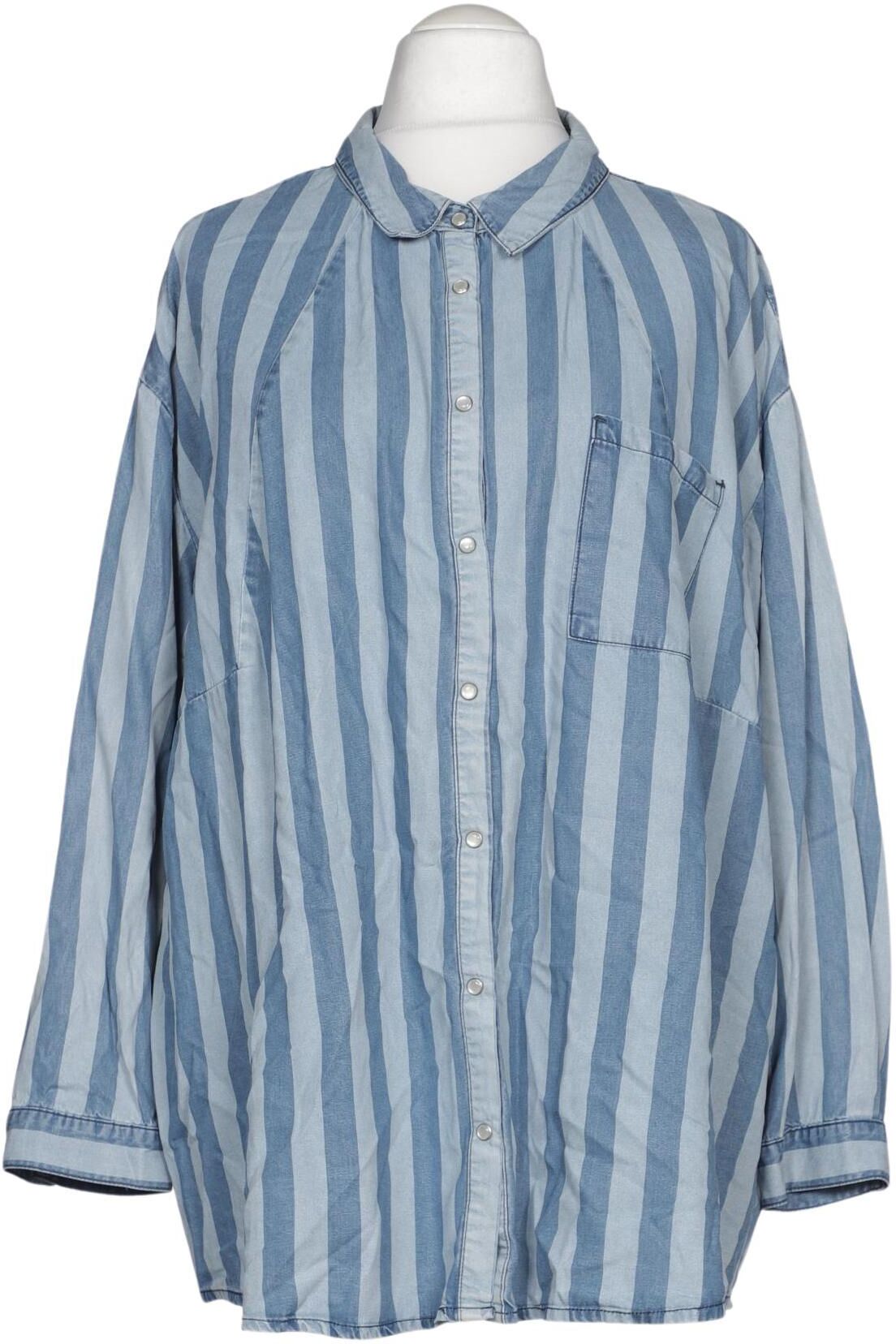 Studio Untold Damen Bluse, Hellblau, Gr. EU 54, Lyocell - Second Hand