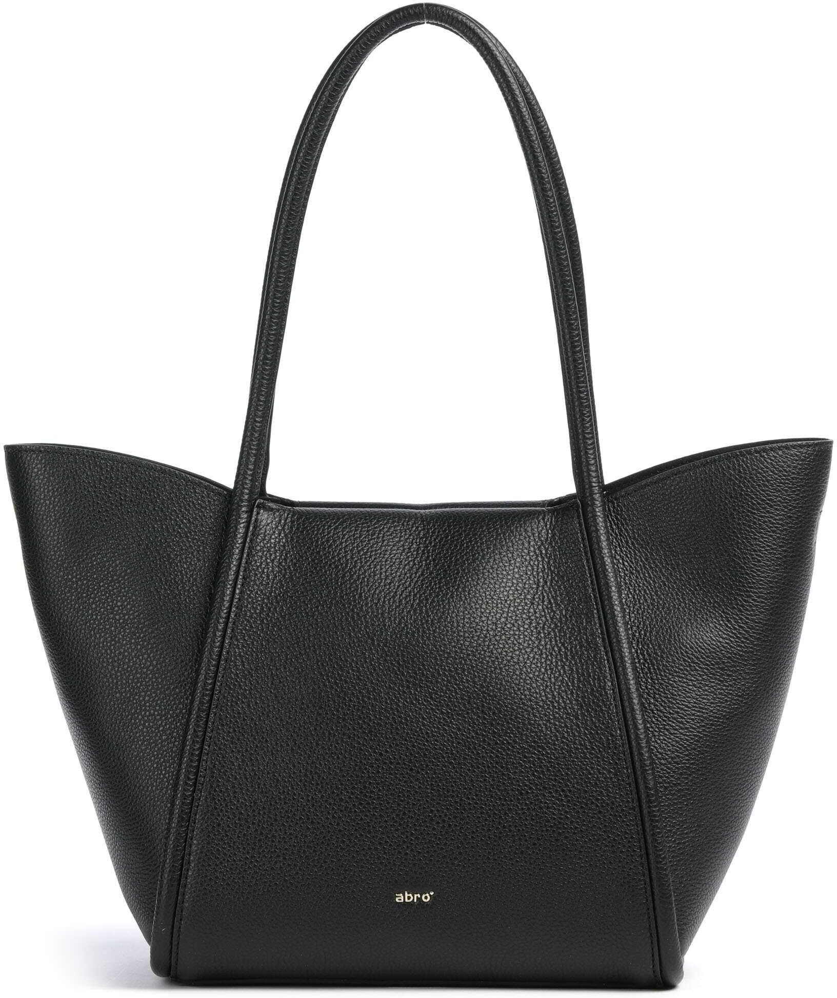 Abro Agave Willow Small Shopper, schwarz
