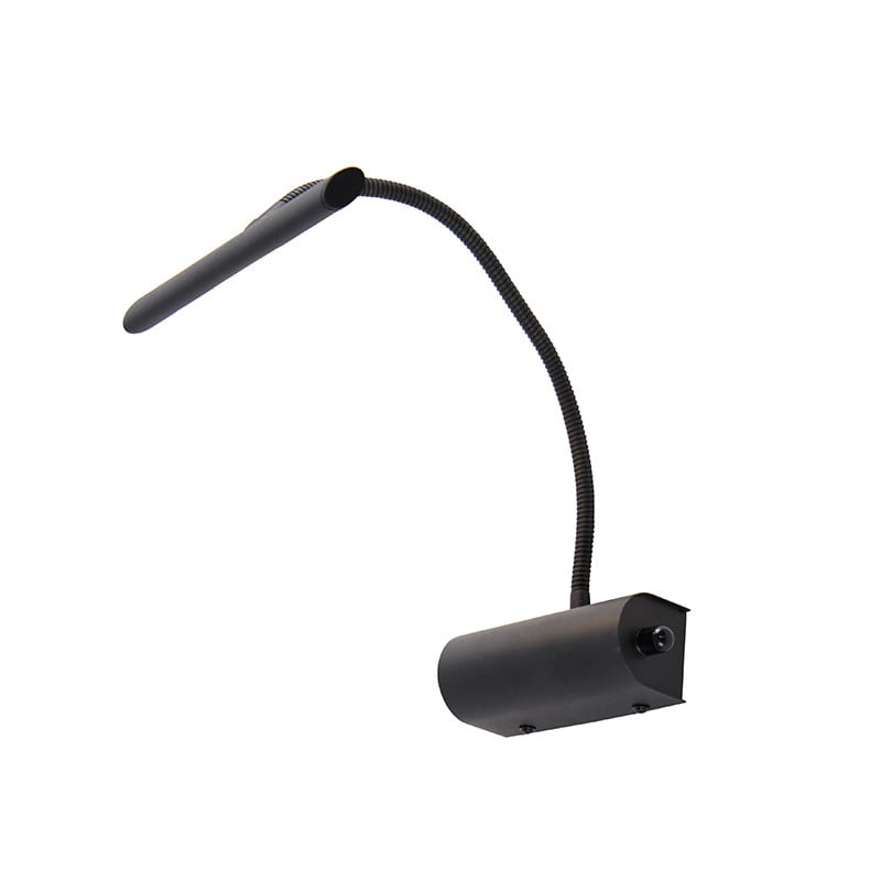 Qazqa Moderne Wandlamp Zwart met Dimbare LED en Verstelbare Lichtinval