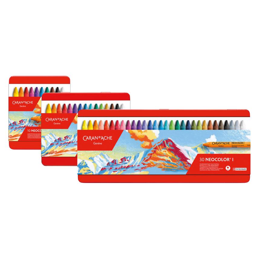 Caran d'Ache Neocolor I Metallschachtel (10x) (7000.310)