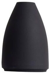 Nearly Natural "8"" Cone Stone Vase Black Matte"