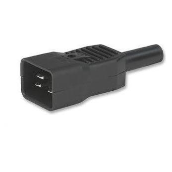 PremiumCord -Stecker IEC C20, 16A, schwarz / männlich (cs220m16)