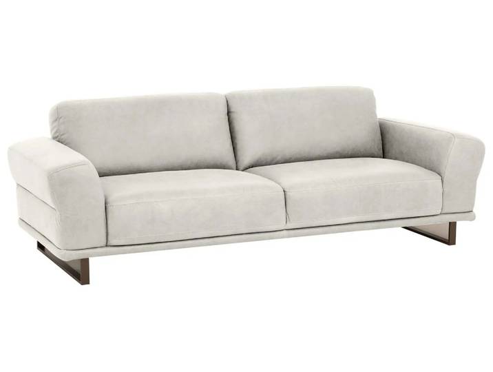 Sofa Maihan Basic B: 232 cm Schillig Willi / Farbe: Weiss / Material: Leder Basic
