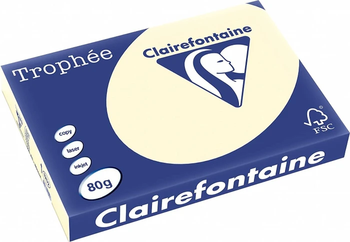 Clairefontaine Kopierpapier Trophée sand DIN A3 80 g/qm 500 Blatt