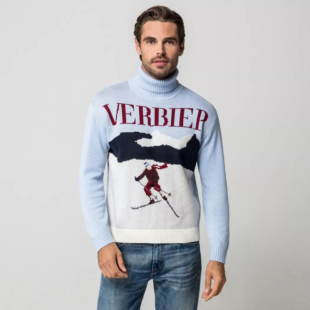 Manor Woman - Skipullover, für Herren, Hellblau, Größe M