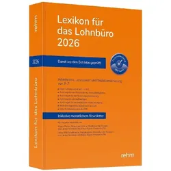LexikonfürdasLohnbüro2026, Fachbücher von Jürgen Plenker, Heinz-Willi Schaffhausen, Wolfgang Schönfeld
