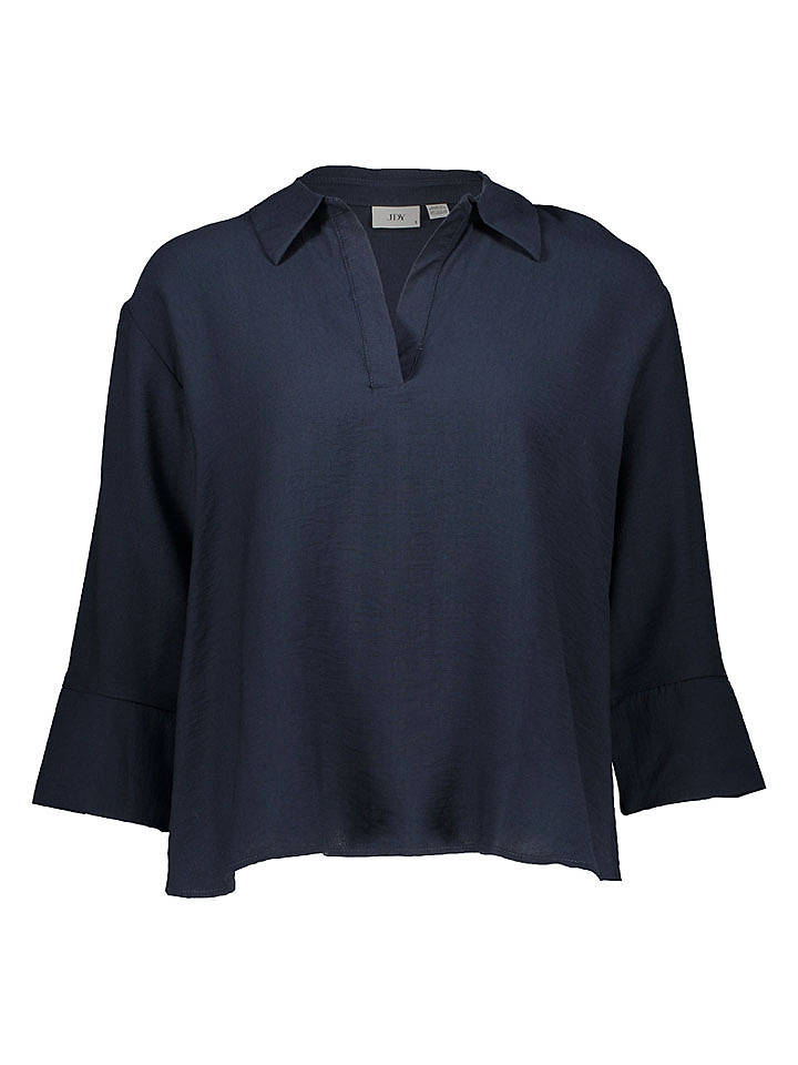 JDY Bluse "Pepper" in Dunkelblau - L