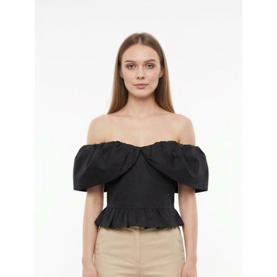 Hemdbluse ITS MAY "ITS MAY Shirt Serena", Damen, Gr. S, schwarz, Obermaterial: 100% Baumwolle, Blusen Hemdbluse