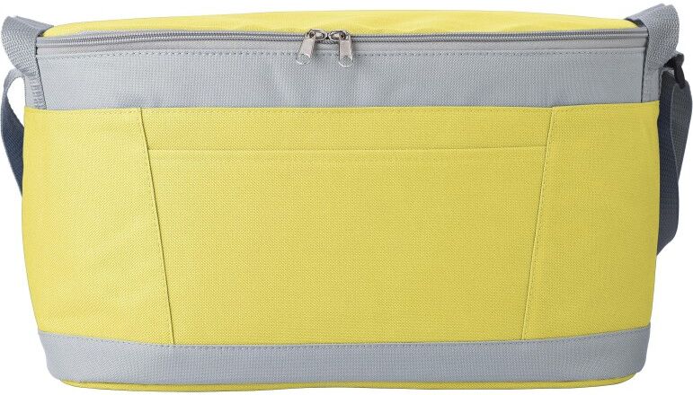 Sac isotherme personnalisable en polyester Grace jaune