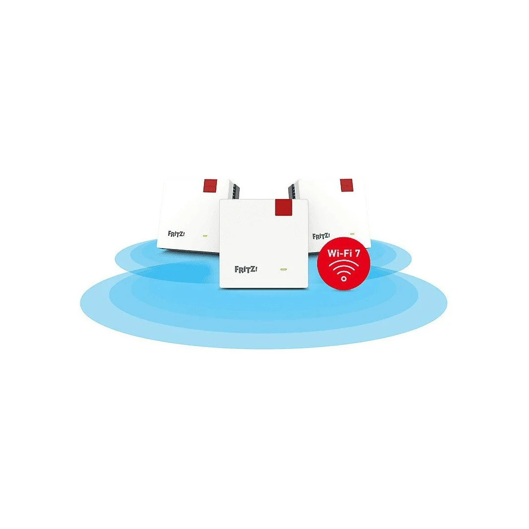 Fritz! Mesh set 1700 3-pack WiFi 7 Dual-band Mesh router Wit