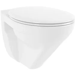 Villeroy & Boch, WC Deckel, V&B Gustavsberg WC-Sitz Saval 2.0 weiss, Scharniere verchromt