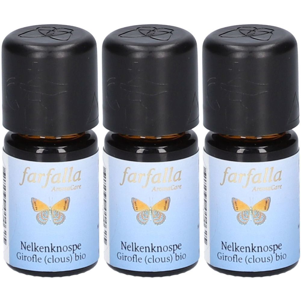 Farfalla Nelkenknospe Äth/Öl Bio Grand Cru 5 ml x3 3x5 Ätherisches Öl