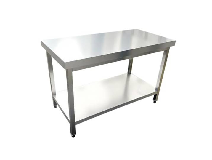 YPIOUREN Edelstahl Arbeitsplatte, Arbeitsplatte Küche Verstellbare Füße, Halten Einem Gewicht von 1000 Kg Ohne Verformung Stand(50x50x80 cm/19.7 x 19.7 x 31.5 in)