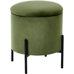 POUF Dunkelgrün Wenona