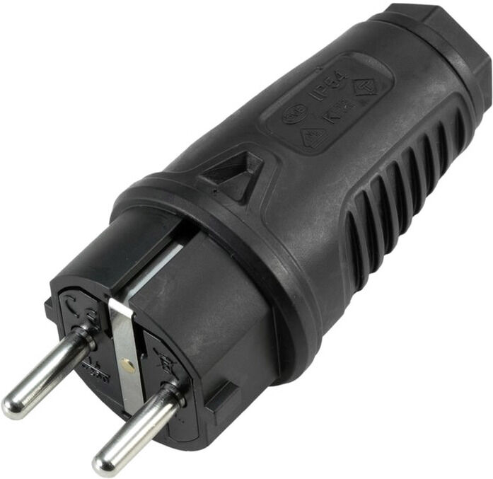 PCE Pc Electric Schutzkontakt Stecker Gummi Sw