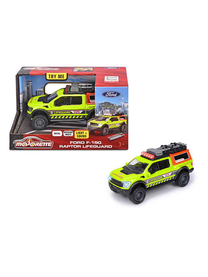 Majorette Auto "Ford F-150 Raptor Lifeguard" - ab 3 Jahren - onesize