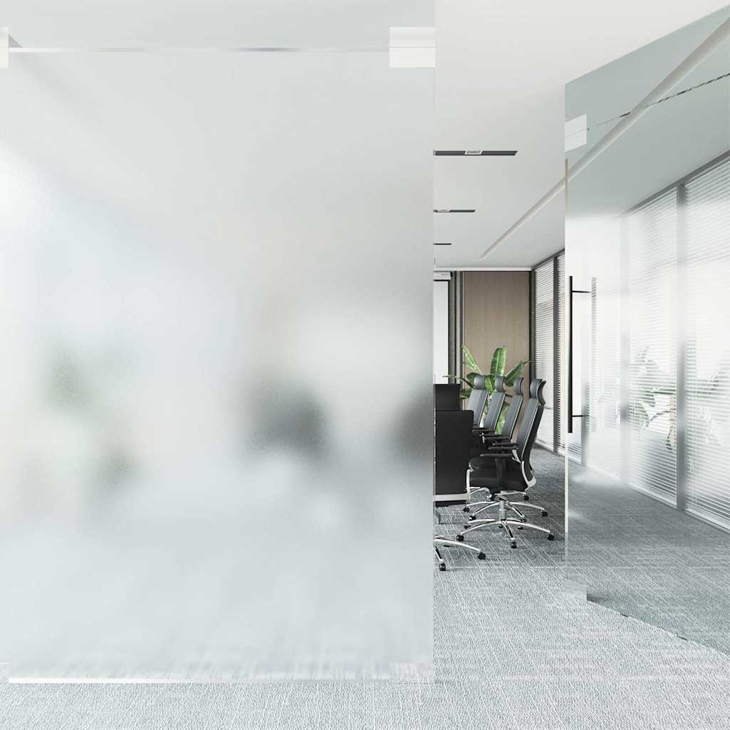vidaXL Films pour fenêtre dépoli gris PVC