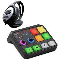 RØDE X Streamer X Interface mit Kopfhörer (USB), Audio Interface, Schwarz