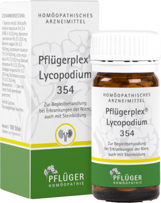 Homöopathisches Laboratorium Alexander Pflüger GmbH & Co. KG PFLÜGERPLEX Lycopodium 354 Tabletten 100 St 02749883