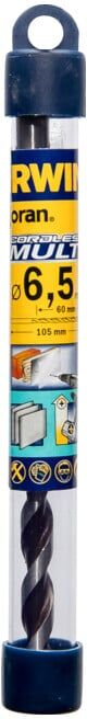 Irwin Foret polyvalent 6,5x105x60mm ; Irwin Tools (10501928)