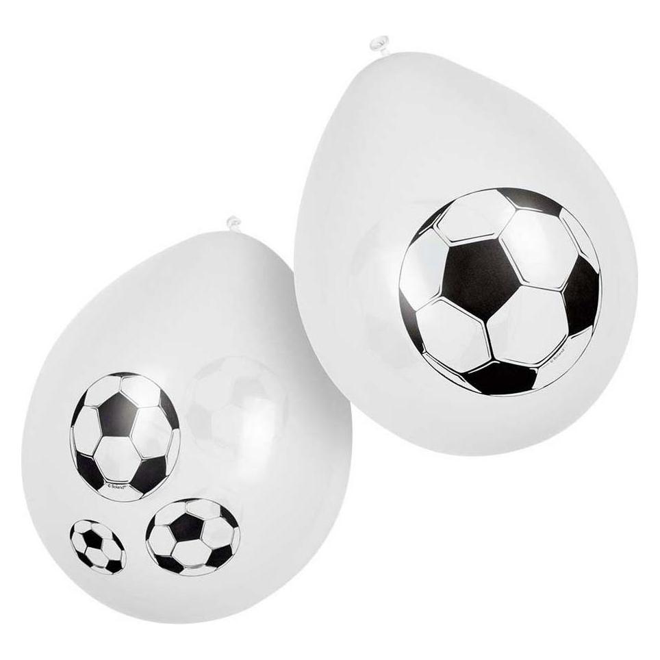 Boland Latexballons Fussball 25cm, 6 Stk. (6x) (8712026625052)