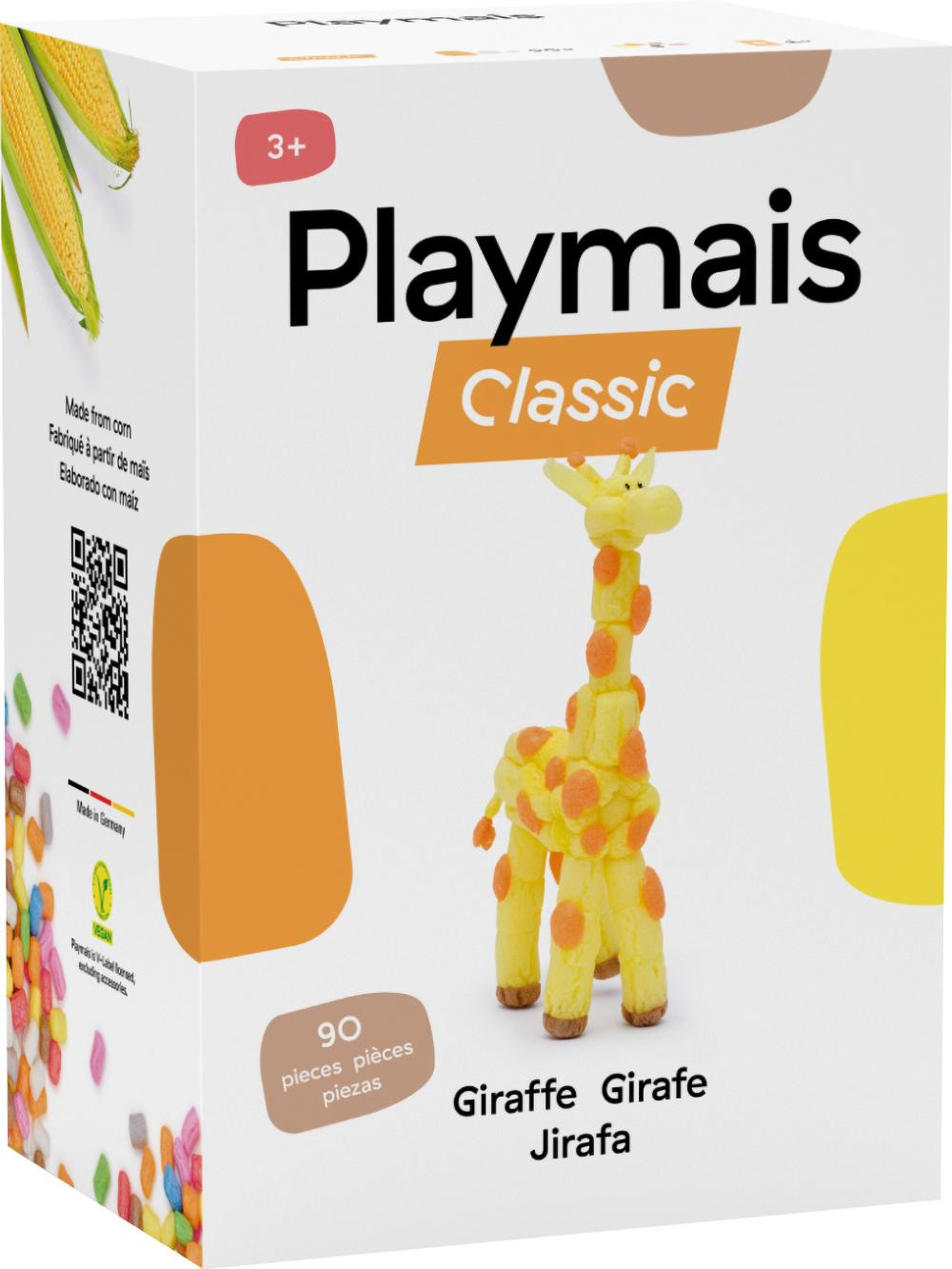 PlayMais knutselset Classic 90 Giraffe voor kinderen vanaf 5 jaar
