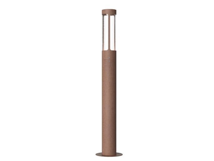 Nordlux Aussenstehleuchte Helix Poller Corten, Rostfarben, Metall, zylindrisch, 80 cm, Lampen & Leuchten, Außenbeleuchtung, Außenleuchten
