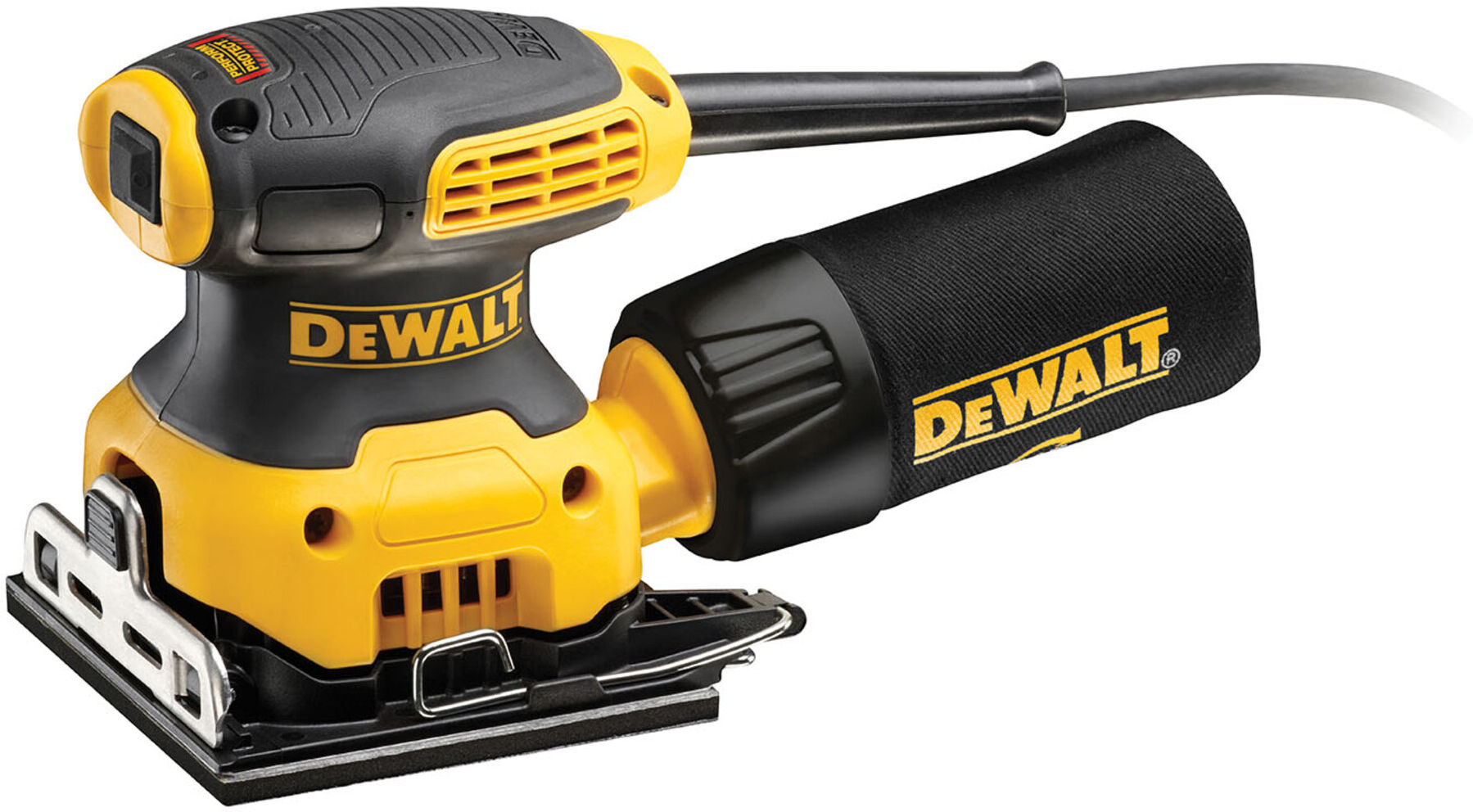DEWALT DWE6411-QS Vibrationsschleifer aus Kunststoff und Metall ,108 x 115 mm ,230 Watt)