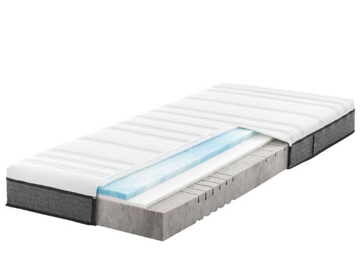 Gelschaummatratze Gelmatratze Thermo-DUO® mit RAVOTEX Funktions..., RAVENSBERGER Matratzen, 18 cm hoch, Ergonomisch, drei Schichten, 7 Zonen, Made in Germany