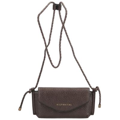 Umhängetasche HISPANITAS "Hispanitas Taschen Lederimitat", Damen, Gr. onesize, braun (espresso), Lederimitat, Taschen Umhängetasche