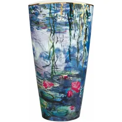 Goebel, Vase, Vase Claude Monet - Seerosen mit Weide, Porzellan, Bunt, 50 cm, 66539021
