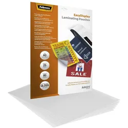 Fellowes Laminierfolien glänzend 80 mikron A3