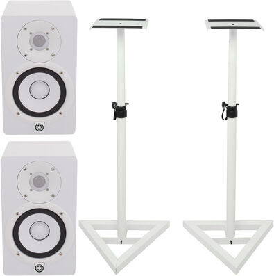 Yamaha HS 5 W Stand Set blanc