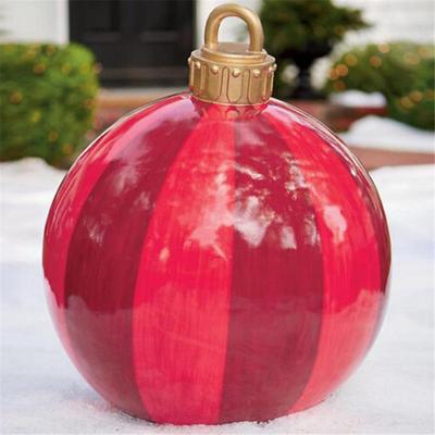 Retailers Go PVC Inflatable Christmas Ball, Large Outdoor Giant Decorated Balls, Big Party Tree Decorations, Toy Ball Without Light u