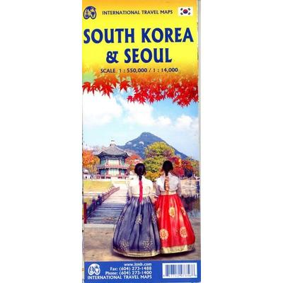 South Korea & Seoul 550T/, Karte von , International Travel Maps, 978-1-77129-735-6