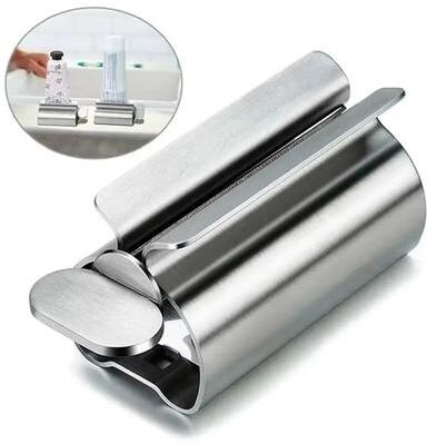 Inspired Finds Stainless Steel Toothpaste Squeezer Roller For Easy Tube Dispensing Stainless Steel Toothpaste Squeezer Roller For Easy Tube Dispensing