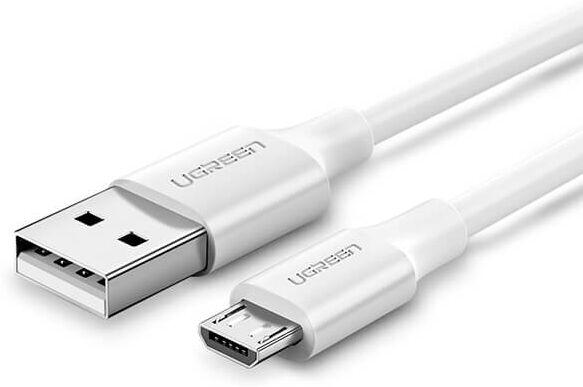 Ugreen Micro-USB Kaapeli 1,5m, Valkoinen