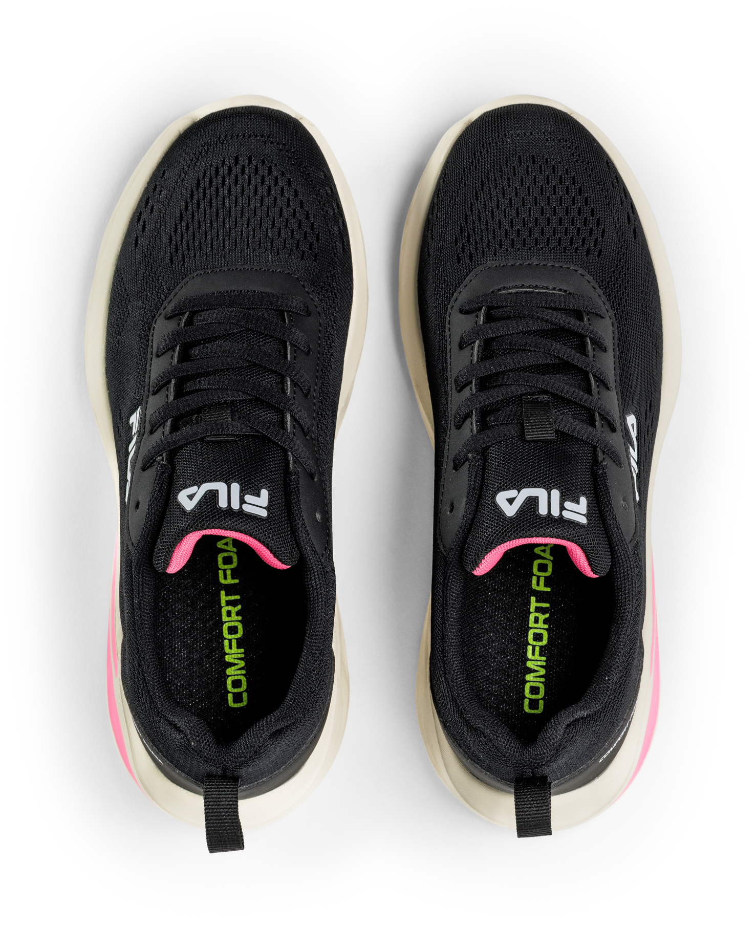 Sneaker FILA "FILA SPECTRIS WMN", Damen, Gr. 40, atmungsaktiv, schwarz (schwarz, sangria sunset), Synthetik, Textil, Schuhe Sneaker schwarz, sangria sunset 40, atmungsaktiv