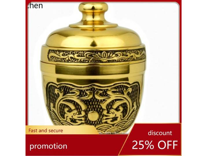 Coupelle à encens en cuivre, ornements bouddhistes, artisanat en cuivre, fournitures pour salle bouddhiste