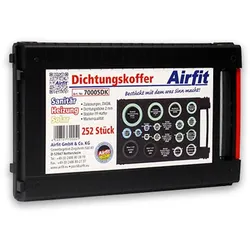 Dichtungskoffer, Sanitär/Heizung/Solar, Airfit, 252-Teilig