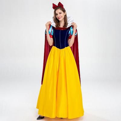 Schnee und die sieben Freunde Prinzessin Fee Kleid Cosplay Kostüm Umhang Verkleiden for Damen Erwachsene Halloween Karneval Party Leistung