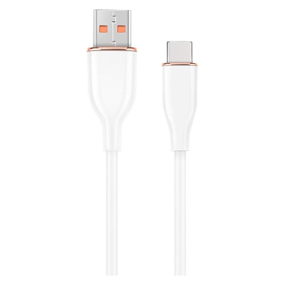 Gembird CABLE USB-C TO USB2 1.5M WHITE/CC-USB2S-AMCM-1.5M-W (1.50 m, USB 2.0) (CC-USB2S-AMCM-1.5M-W)